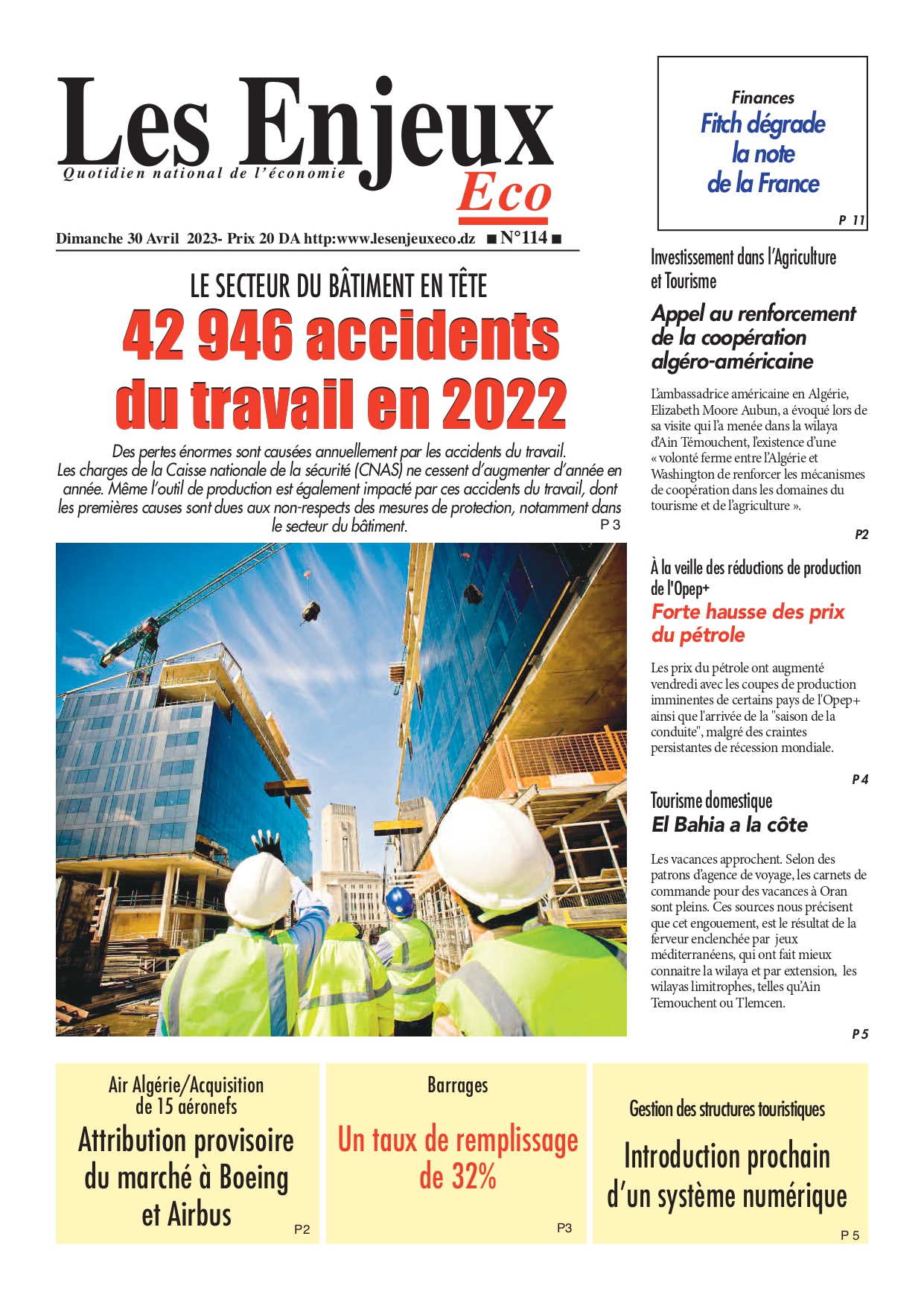journal n 114 les enjeux eco