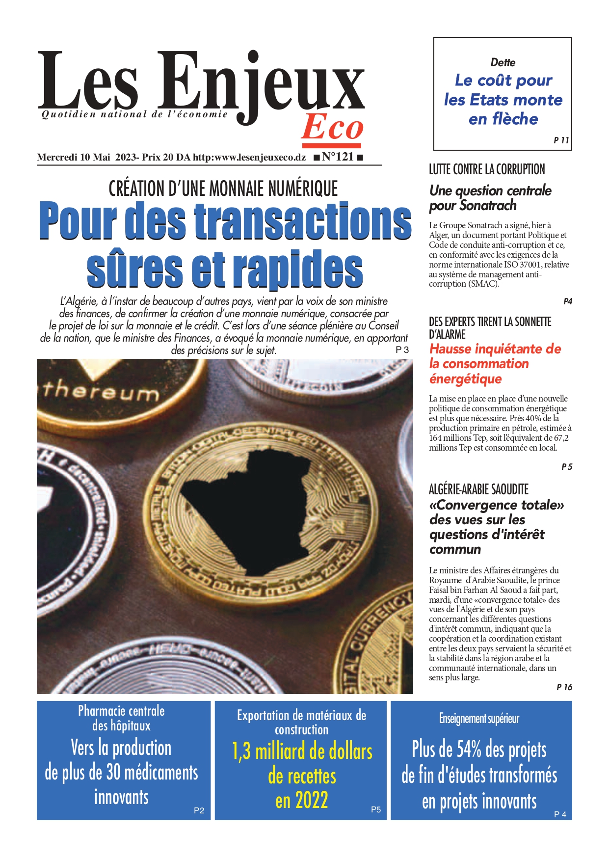 journal n 121 les enjeux eco