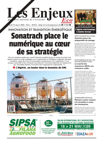 Une du journal Les Enjeux Eco numéro 868