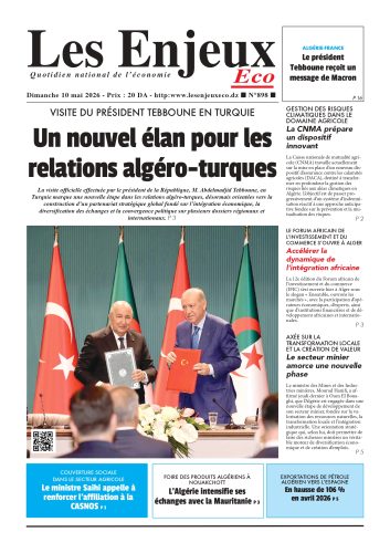 Une du journal Les Enjeux Eco numéro 898