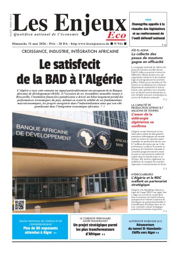 Une du journal Les Enjeux Eco numéro 911
