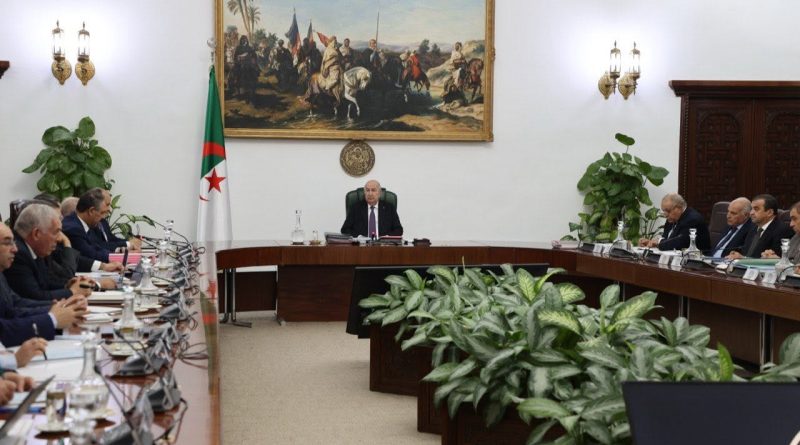 Conseil des ministres: Les instructions du Président Tebboune