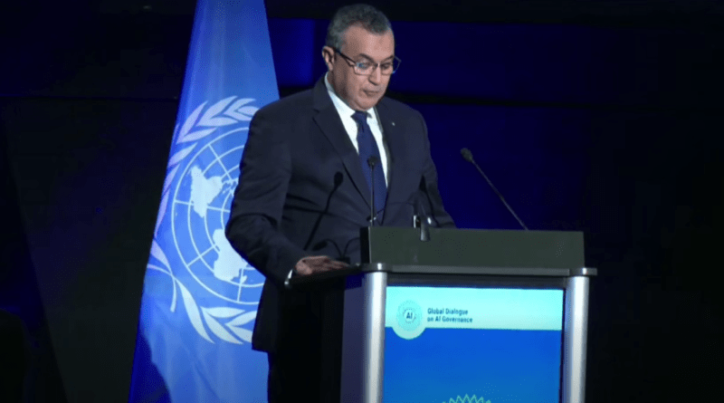 Dialogue mondial sur l’IA à Genève: L’Algérie plaide pour une approche inclusive