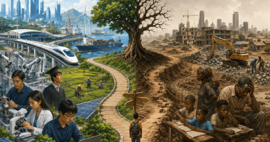 Chronique Eco —————————————————————  Pourquoi l’Asie se développe plus vite que l’Afrique ?