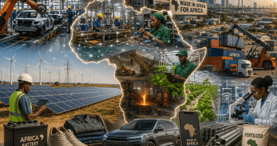 Chronique Eco ————————————————————————- La réindustrialisation de l’Afrique a t-elle commencé ?  L’Afrique nouvelle usine du Monde
