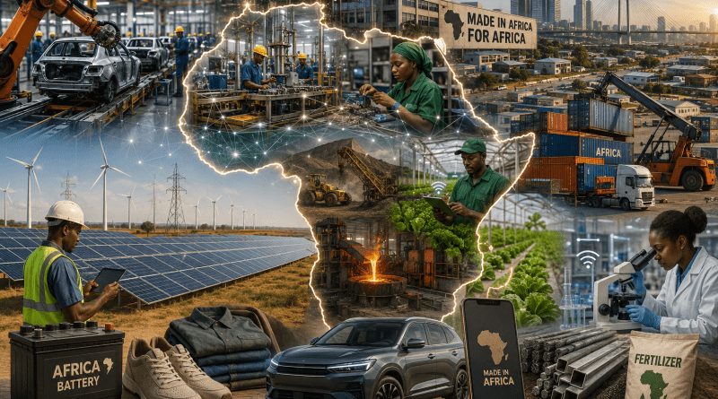 Chronique Eco ————————————————————————- La réindustrialisation de l’Afrique a t-elle commencé ?  L’Afrique nouvelle usine du Monde