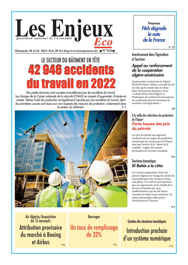 Une du journal Les Enjeux Eco numéro 114