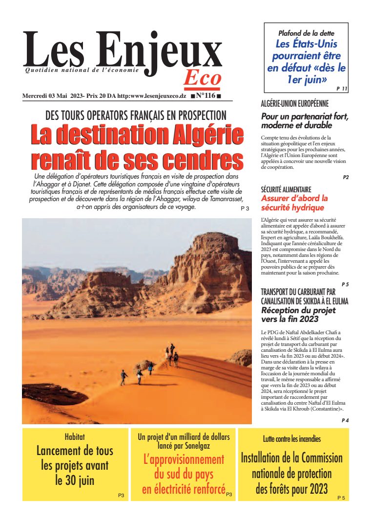 Une du journal Les Enjeux Eco numéro 116