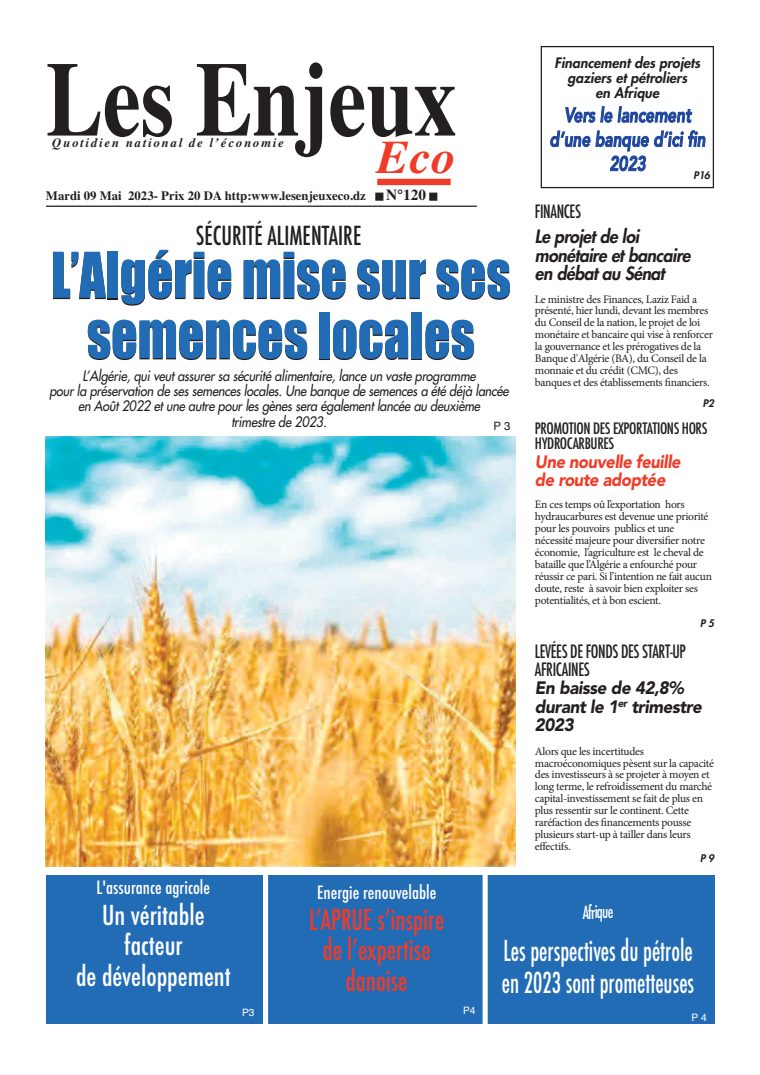 Une du journal Les Enjeux Eco numéro 120