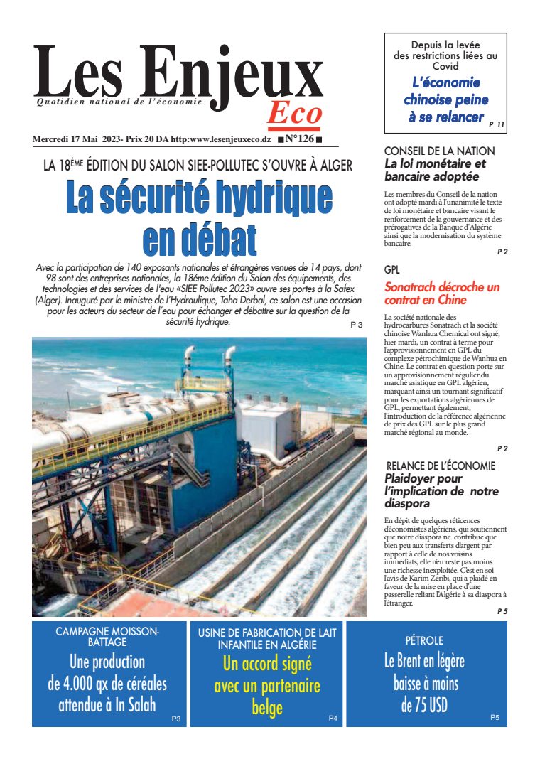 Une du journal Les Enjeux Eco numéro 126
