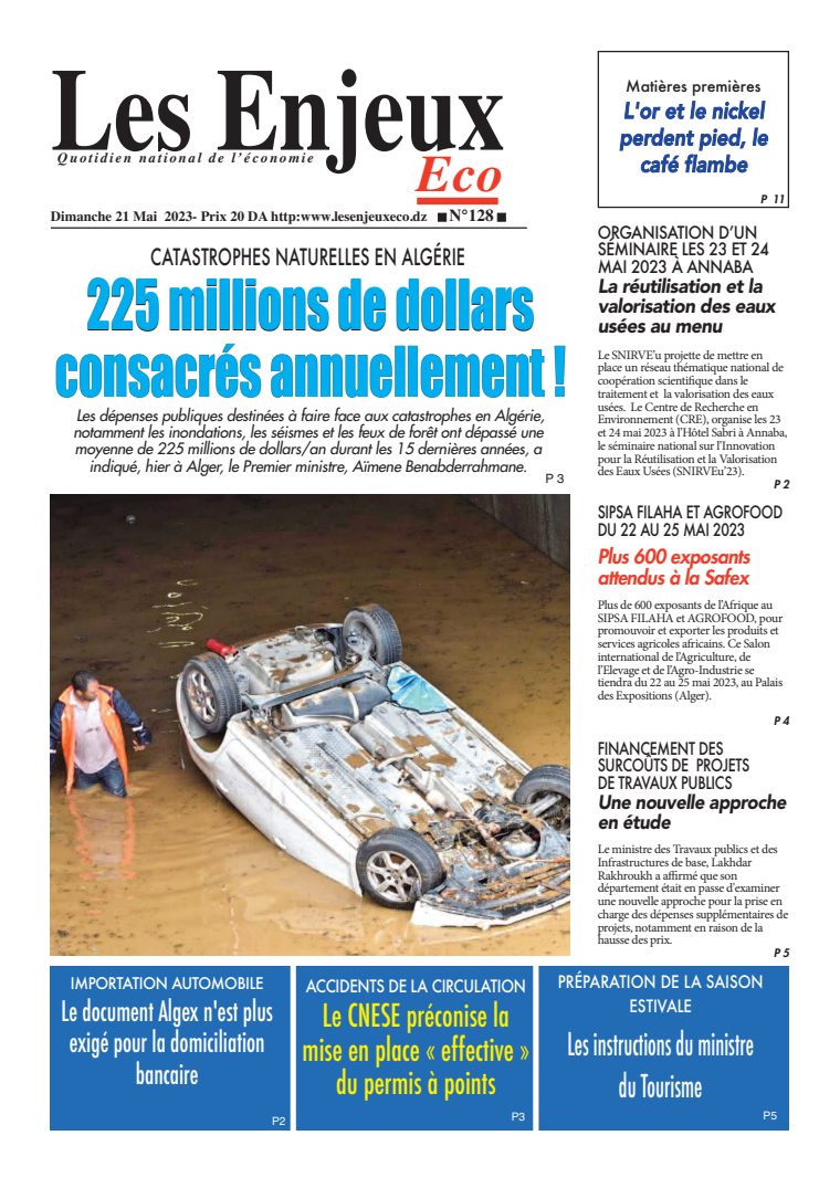 Une du journal Les Enjeux Eco numéro 128