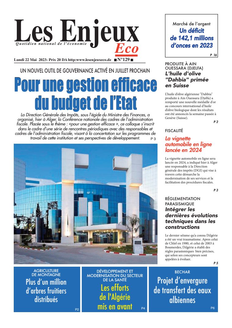 Une du journal Les Enjeux Eco numéro 129