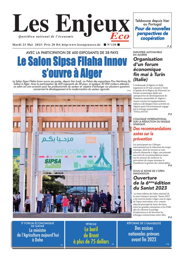 Une du journal Les Enjeux Eco numéro 130