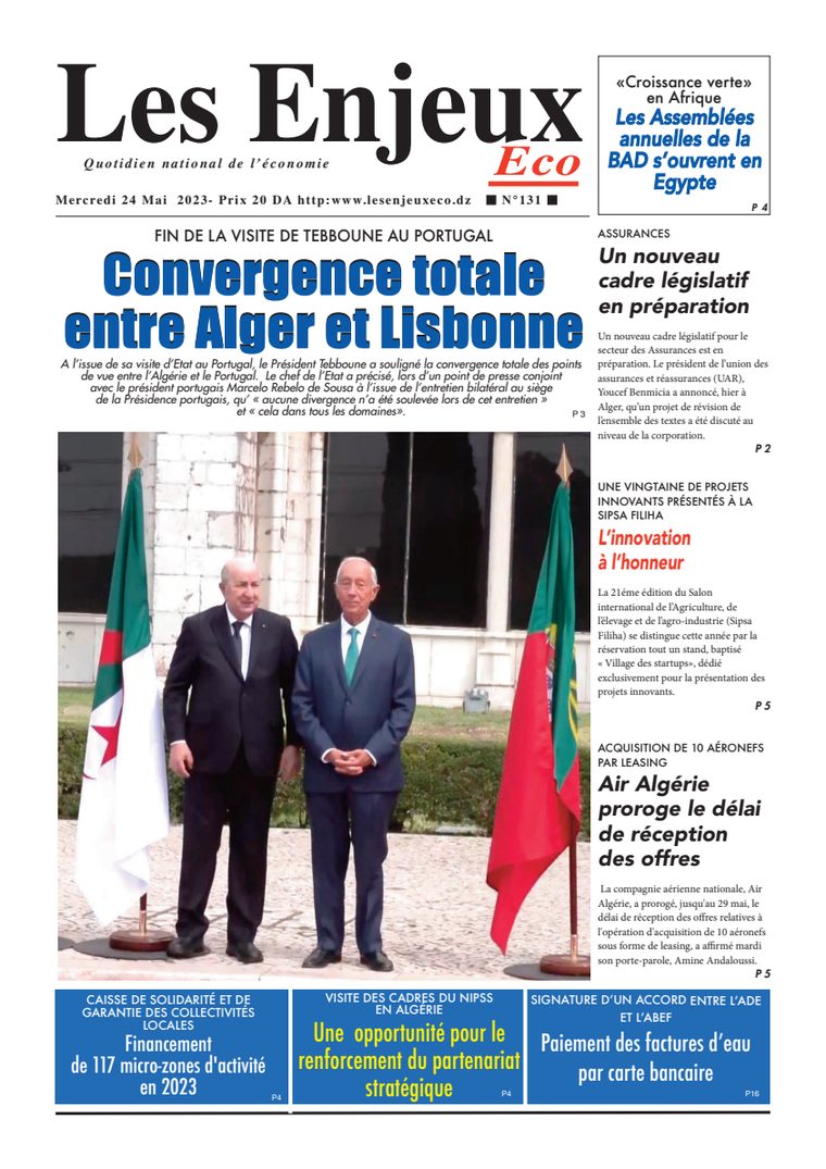Une du journal Les Enjeux Eco numéro 131