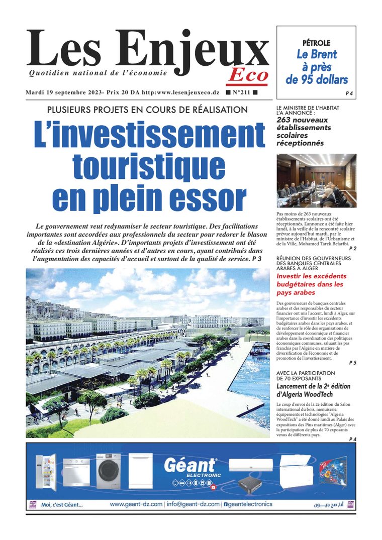 Une du journal Les Enjeux Eco numéro 211