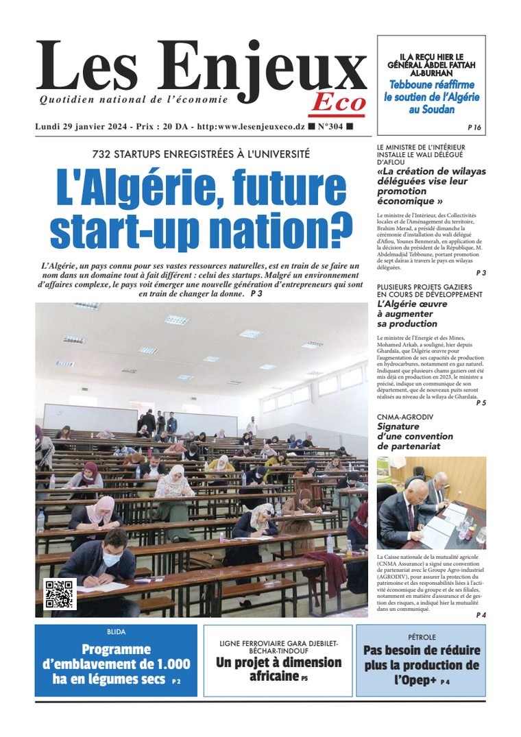 Une du journal Les Enjeux Eco numéro 304