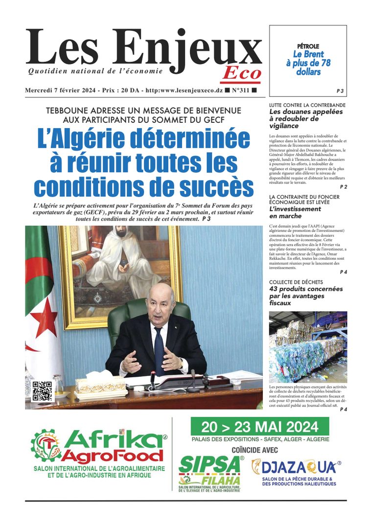 Une du journal Les Enjeux Eco numéro 311