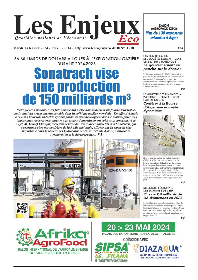 Une du journal Les Enjeux Eco numéro 315