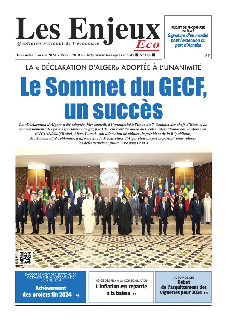 Une du journal Les Enjeux Eco numéro 328