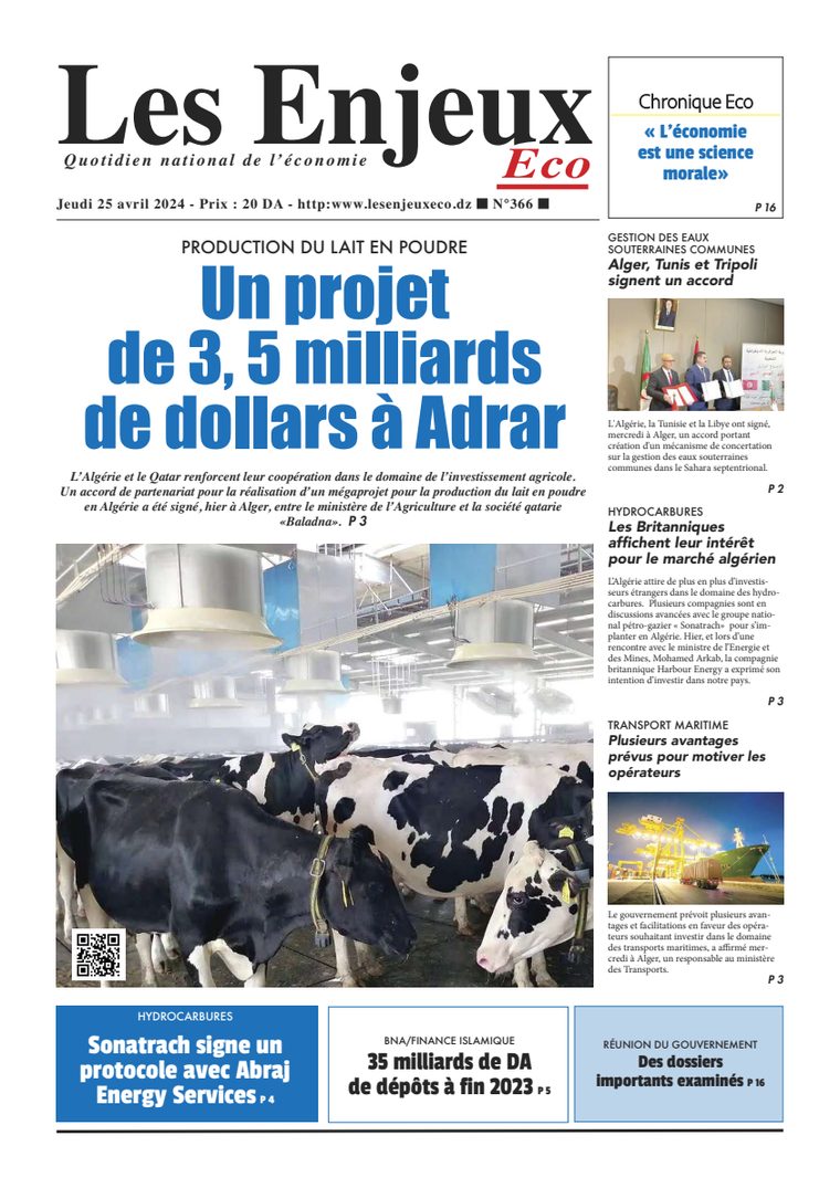 Une du journal Les Enjeux Eco numéro 366