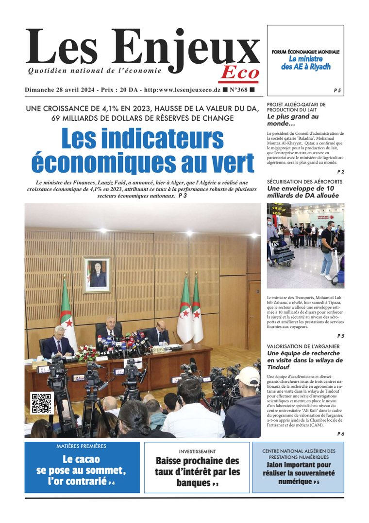 Une du journal Les Enjeux Eco numéro 368