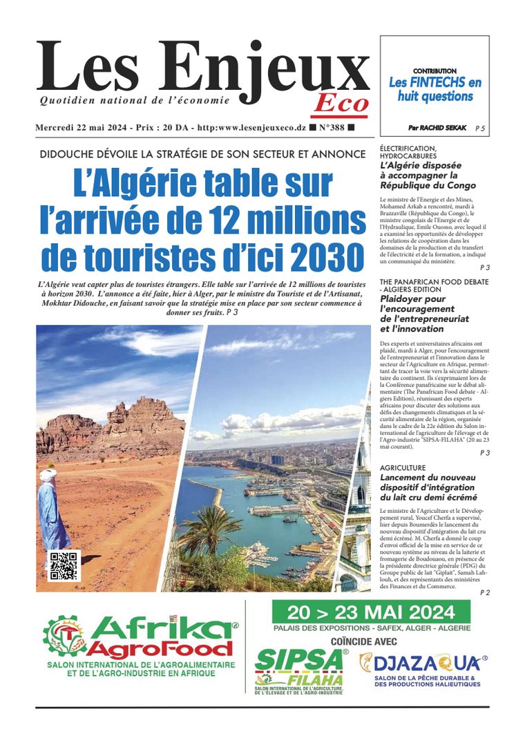 Une du journal Les Enjeux Eco numéro 388