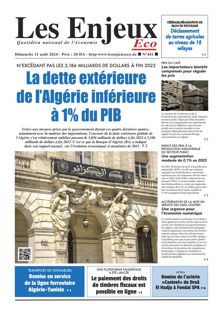Une du journal Les Enjeux Eco numéro 441