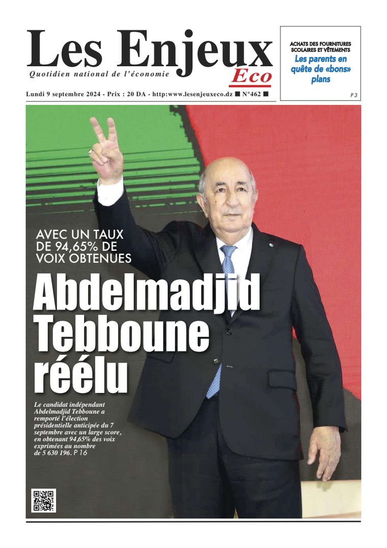 Une du journal Les Enjeux Eco numéro 462