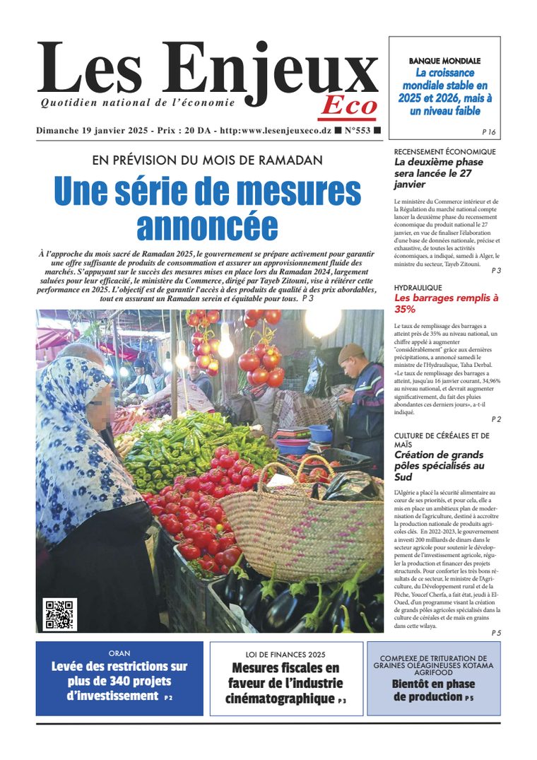 Une du journal Les Enjeux Eco numéro 533