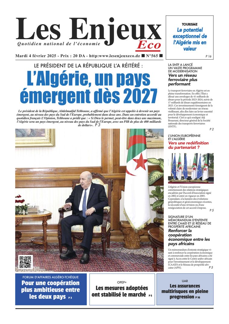 Une du journal Les Enjeux Eco numéro 565
