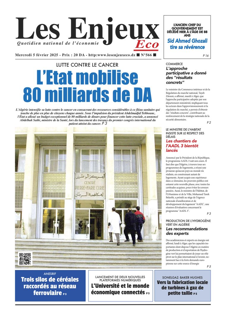 Une du journal Les Enjeux Eco numéro 566