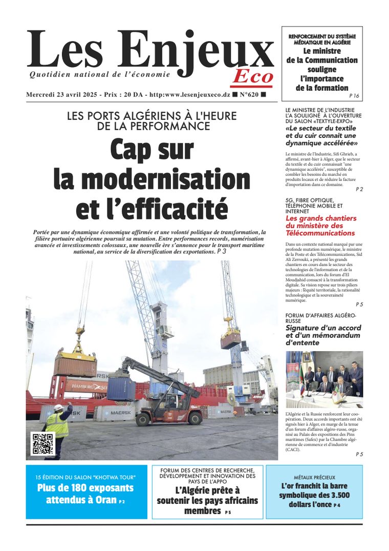 Une du journal Les Enjeux Eco numéro 620