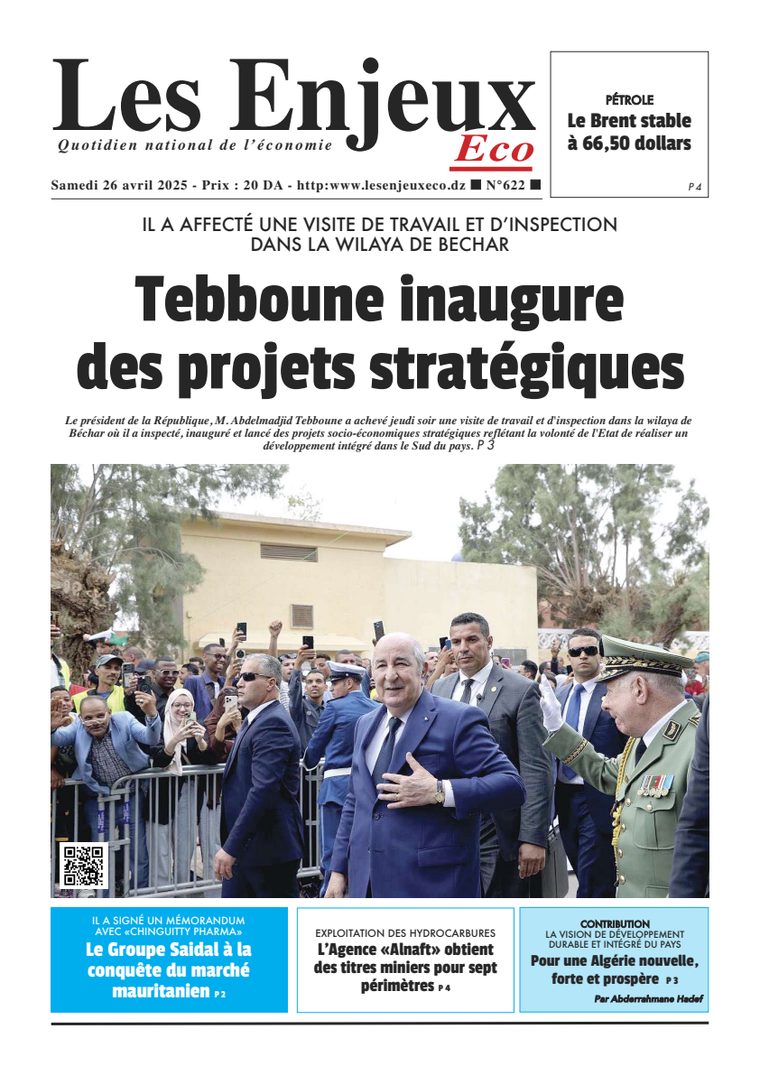 Une du journal Les Enjeux Eco numéro 622