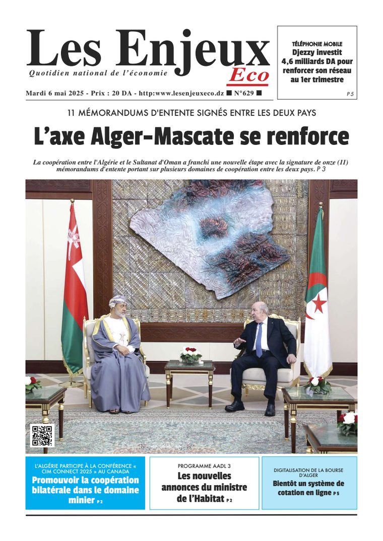 Une du journal Les Enjeux Eco numéro 629