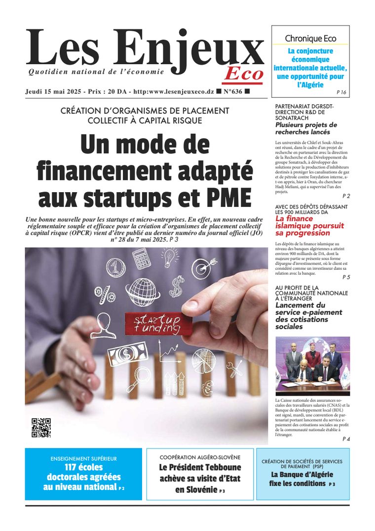 Une du journal Les Enjeux Eco numéro 636