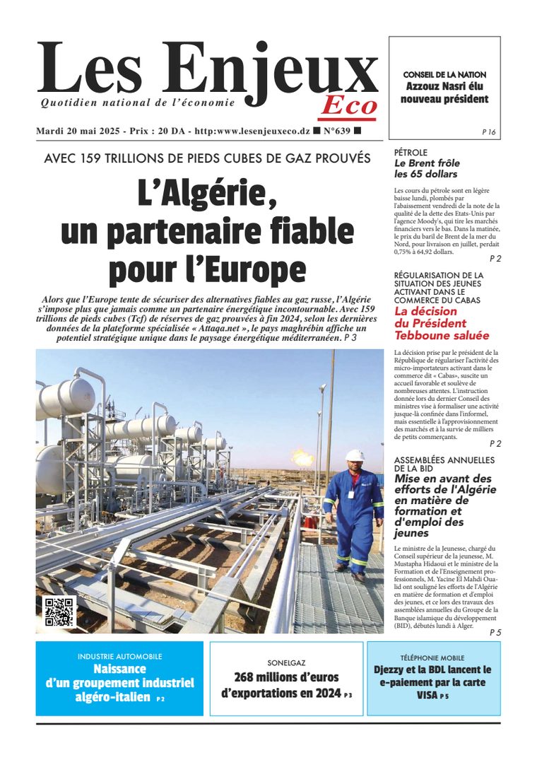 Une du journal Les Enjeux Eco numéro 639
