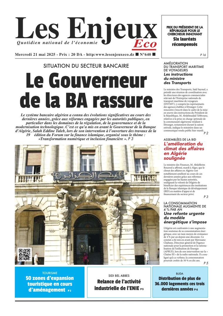 Une du journal Les Enjeux Eco numéro 640