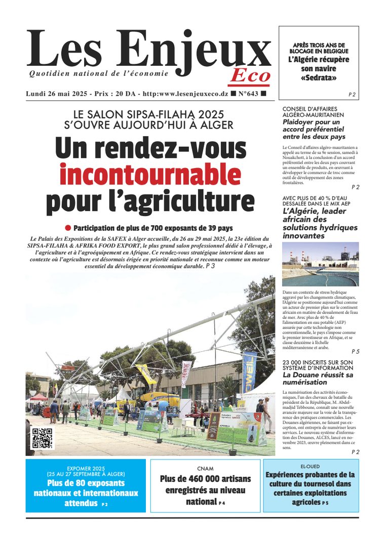 Une du journal Les Enjeux Eco numéro 643