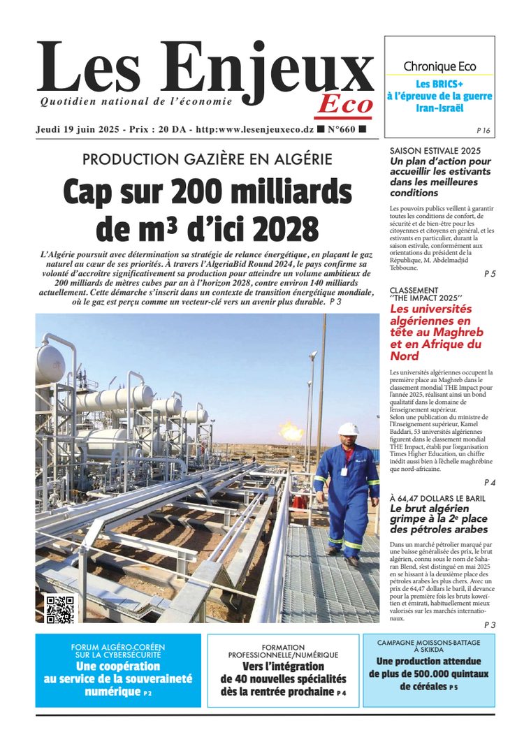 Une du journal Les Enjeux Eco numéro 660