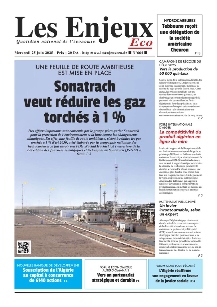 Une du journal Les Enjeux Eco numéro 664