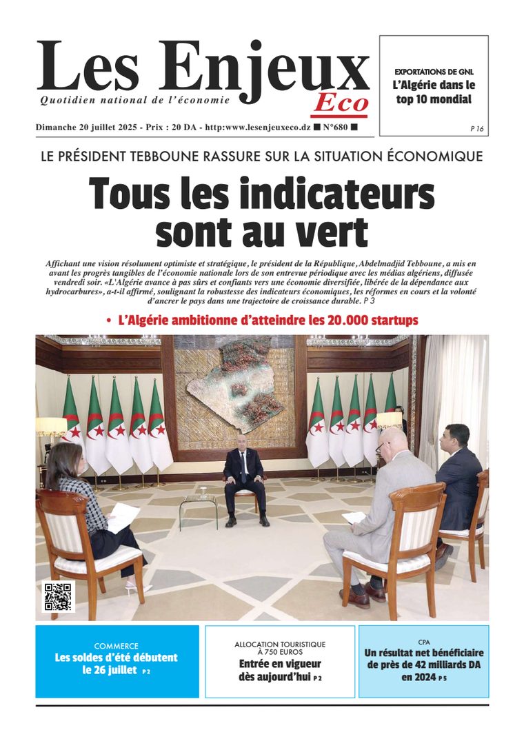 Une du journal Les Enjeux Eco numéro 680