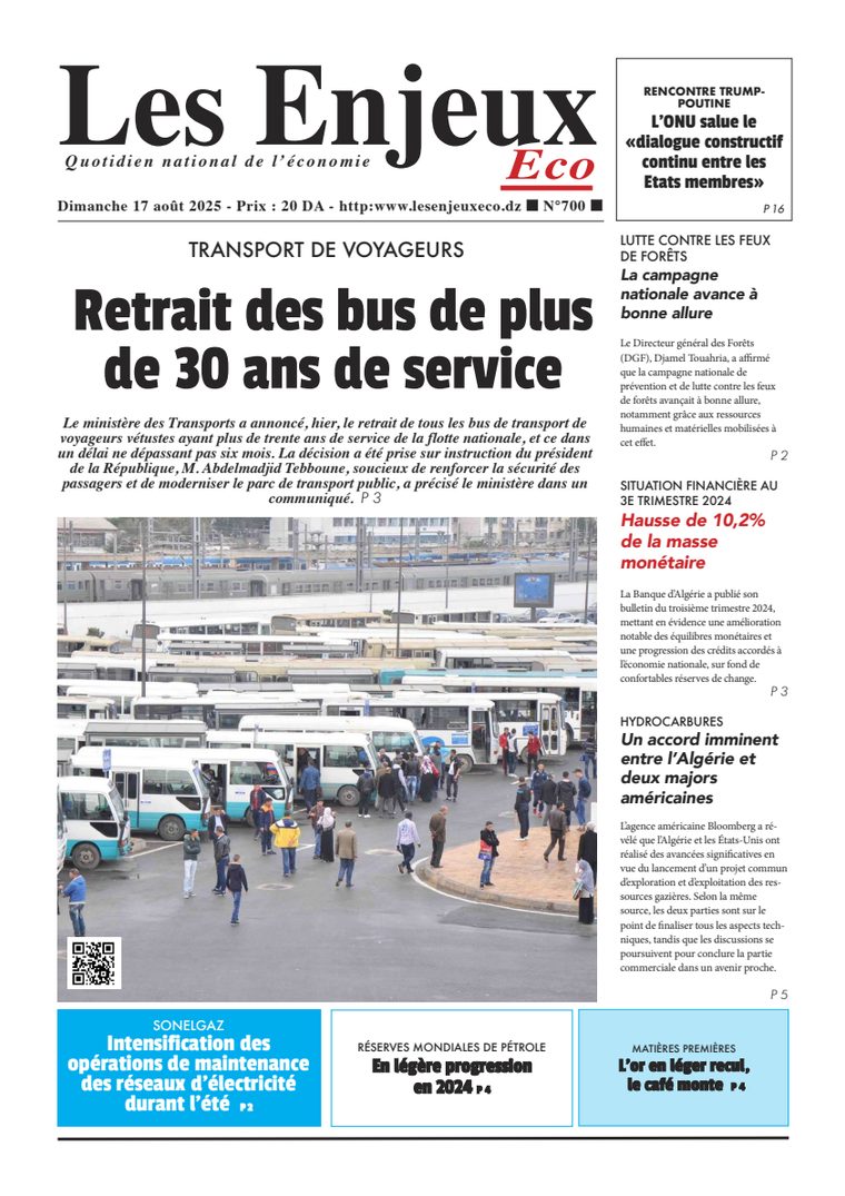 Une du journal Les Enjeux Eco numéro 700