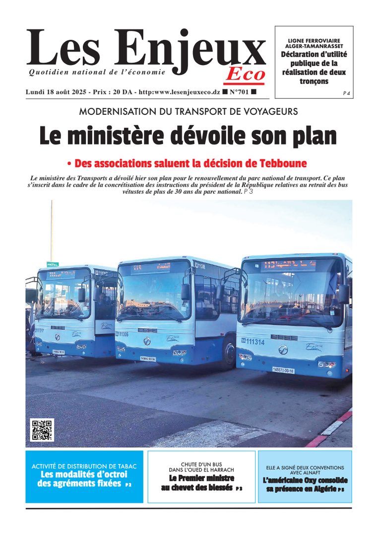 Une du journal Les Enjeux Eco numéro 701