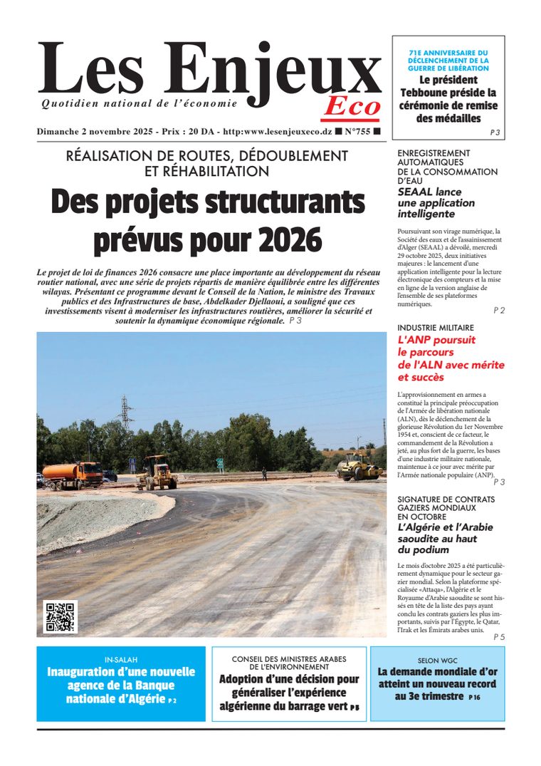 Une du journal Les Enjeux Eco numéro 755