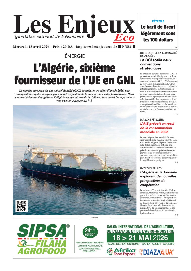 Une du journal Les Enjeux Eco numéro 881