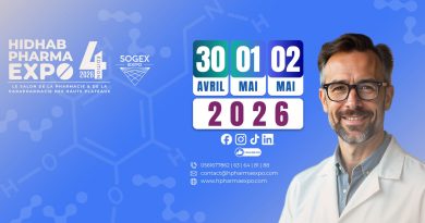 Hidhab Pharma Expo du 30 avril au 2 mai 2026: 80 exposants attendus à la 4e édition à Sétif