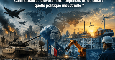 Chronique Eco —————————————————————– Conflictualité, souveraineté, dépenses de défense : quelle politique industrielle ?